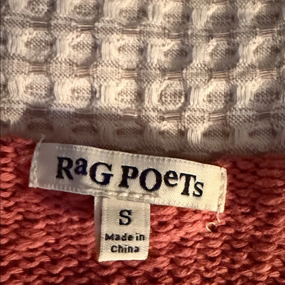 V-Neck Sweater in Warm Orange - Picture 2 of 5